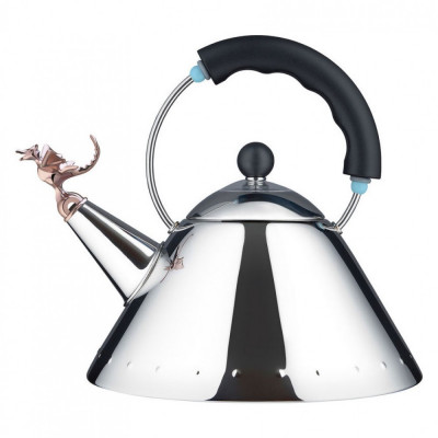 Alessi Tea Rex Bollitore Colore: Nero