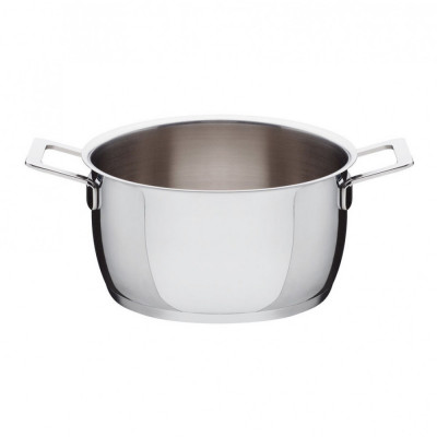 Alessi - Pots & Pans - Casseruola 20" - Colore: Acciaio - SKU: AJM101/20