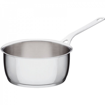 Alessi - Pots & Pans - Casseruola Manico Lungo 16" - Colore: Acciaio - SKU: AJM105/16