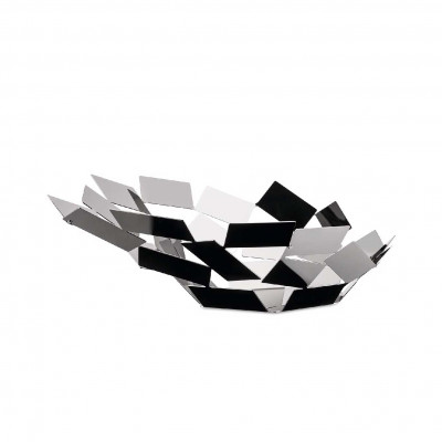 Alessi La Stanza dello Scirocco Centrotavola in acciaio dal design moderno ed elegante Colore: Acciaio