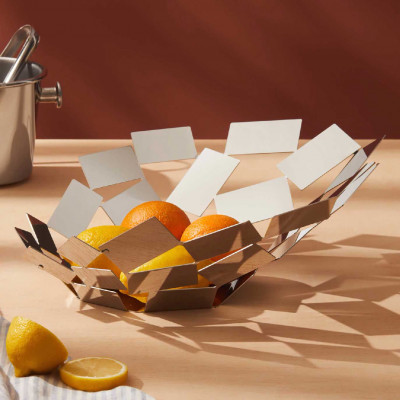  Alessi - La Stanza dello Scirocco - Centrotavola in acciaio dal design moderno ed elegante - SKU: MT03- 