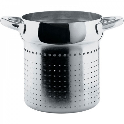Alessi - Mami - Cestello traforato 20" - Colore: Acciaio - SKU: SG306