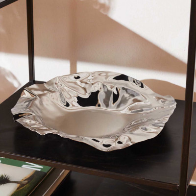  Alessi - Port - Cestino in acciaio inossidabile dal design moderno ed elegante - SKU: 90085- 