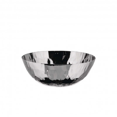 Alessi Joy Cestino piccolo rotondo in acciaio dalle linee moderne ed eleganti Colore: Acciaio