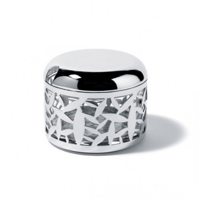  Alessi - Cactus! - Formaggiera/Zuccheriera in acciaio con coperchio - Colore: Acciaio - SKU: MSA17 