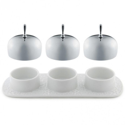  Alessi - Dressed - Marmellatiera - Colore: Bianco - SKU: MW15 