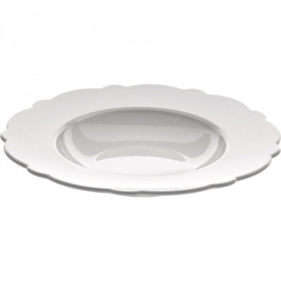  Alessi - Dressed - Piatti Fondi Set 4pz - Colore: Bianco - SKU: MW01/2 