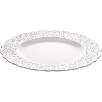  Alessi - Dressed - Piatti Piani Set 4pz - Colore: Bianco - SKU: MW01/1 