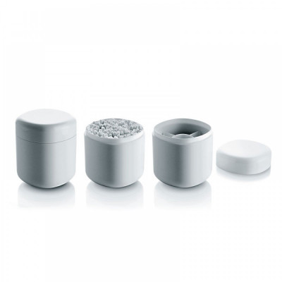 Alessi - Birillo - Porta cotton fioc - Colore: Bianco - SKU: PL09W