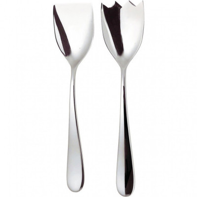  Alessi - Nuovo Milano - Posate Insalata - Colore: Acciaio - SKU: 5180/14 
