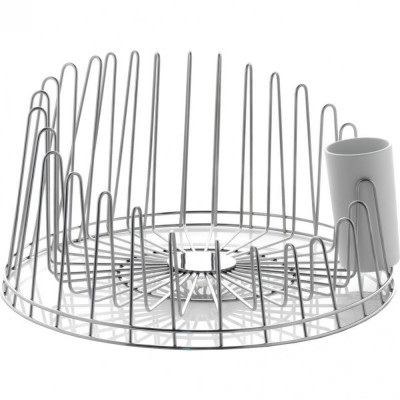 Alessi - A Tempo - Scolapiatti - Colore: Acciaio - SKU: APD04