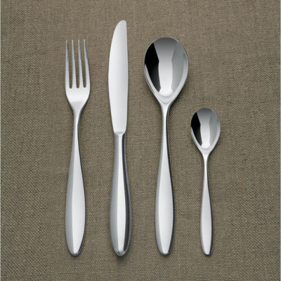  Alessi - Mami - Servizio Posate Set 24pz Monoblocco - Colore: Acciaio - SKU: SG38S24M 