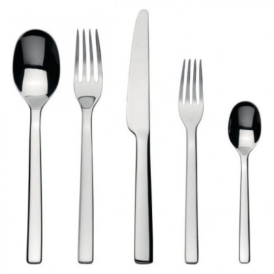  Alessi - Ovale - Servizio Posate Set 5pz - Colore: Acciaio - SKU: REB09S5 