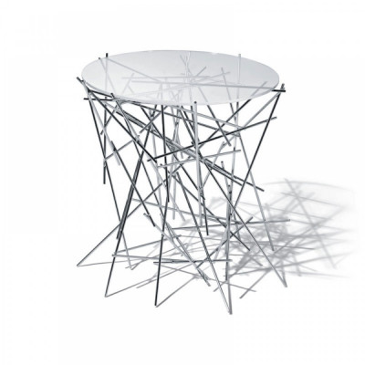 Alessi - Blow Up - Tavolino - Colore: Acciaio - SKU: FC09