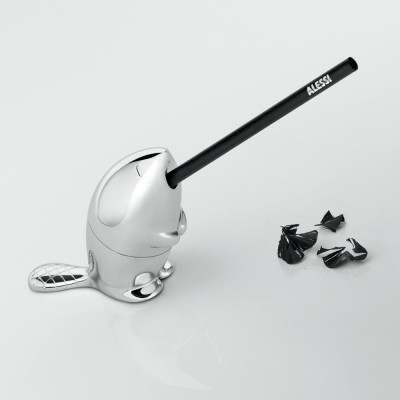 Alessi - Kastor - Temperamatite - Colore: Acciaio - SKU: RT02