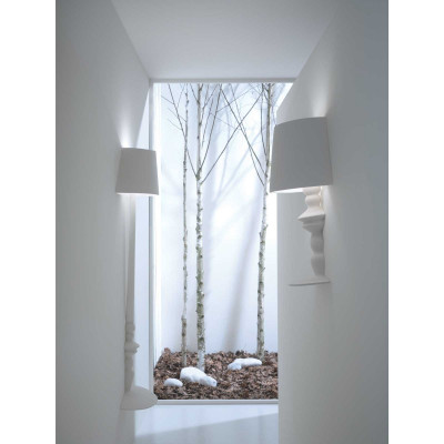 Karman - Alì e Babà - Piantana - Colore: Bianco - 1 Lampadina E27 60W - SKU: H6025CBS