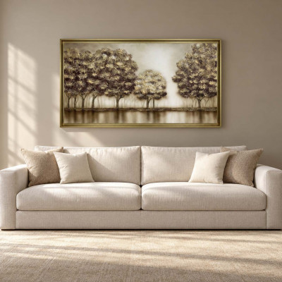 Art Maiora Quadro a tema natura Riflessi New 150x80 dipinto a mano su tela