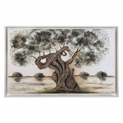 Art Maiora Ulivo Quadro a tema paesaggistico dipinto acrilico su tela Ulivo 150x80