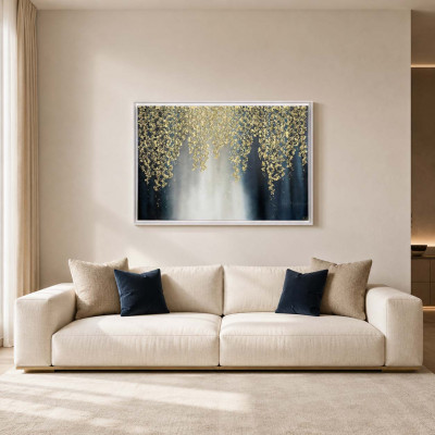 Art Maiora Quadro astratto dipinto a mano su tela Galassia 120x80