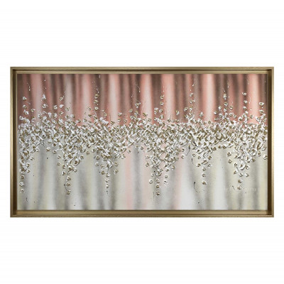 Art Maiora Quadro astratto su tela dipinto a mano Comete 150x80 Colore: Rosa