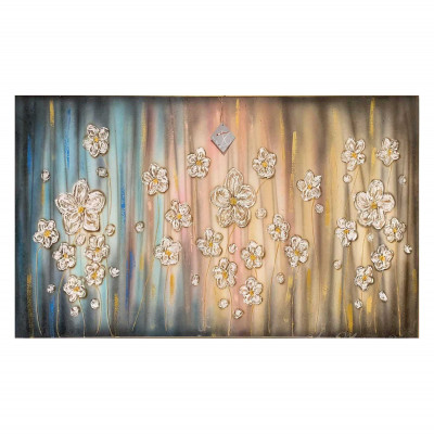 Art Maiora Quadro con fiorni su tela dipinta a mano Sogno Floreale 150x100