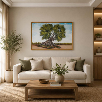 Art Maiora Quadro con paesaggio acrilico su tela Amore Secolare 120x80