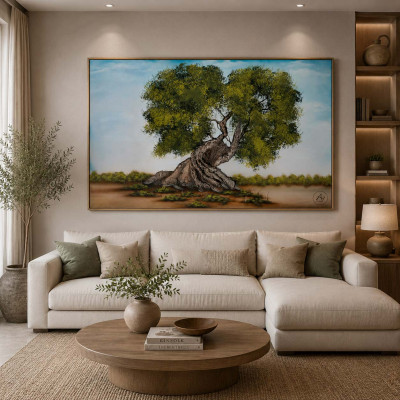 Art Maiora Quadro con paesaggio acrilico su tela Amore Secolare 150x100