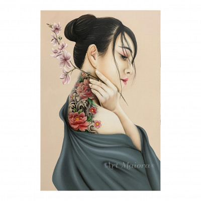 Art Maiora - Quadro contemporaneo dipinto a mano su tela di cotone "Yuma 2" 100x150 - Colore: Multicolore - SKU: SDYM-XLY-PCD