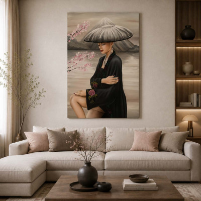 Art Maiora Quadro dipinto a mano su tela Fioritura delle Rose 100x150