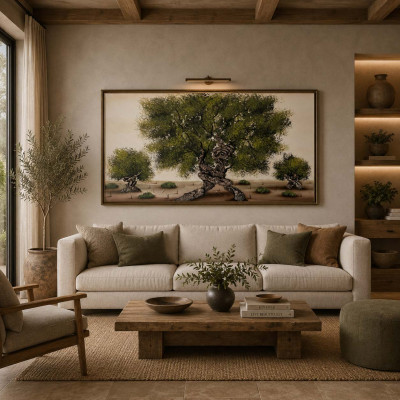 Art Maiora Quadro moderno a tema paesaggistico naturale Tramonti Romantici 150x80