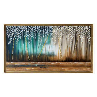 Art Maiora - Sogno - Quadro moderno astratto dipinto a mano su tela 130x70 "Sogno" - SKU: SGN-M-TZ