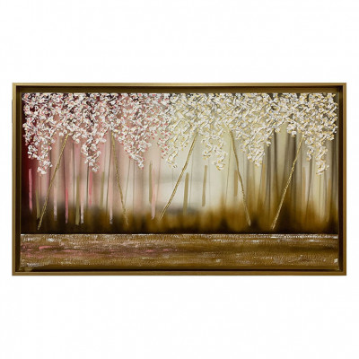 Art Maiora - Quadro moderno astratto dipinto a mano su tela 130x70 "Sogno" - Colore: Rosa - SKU: SGN-M-RAV