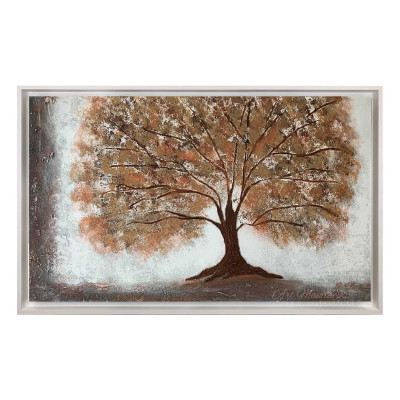 Art Maiora Quadro moderno dipinto su tela Quercia 150x80 Colore: Marrone