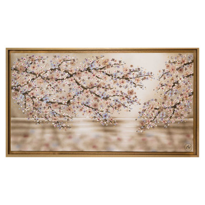Art Maiora Quadro moderno floreale su tela Fioritura dell'Anima 130x70