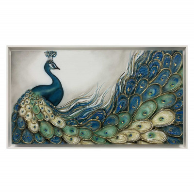 Art Maiora Quadro moderno su tela dipinta a mano Narciso 120x80 Colore: Oro