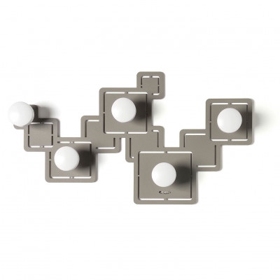  Arti e Mestieri - Malago - Appendiabiti da parete in metallo dal design moderno - SKU: 0AP5256 