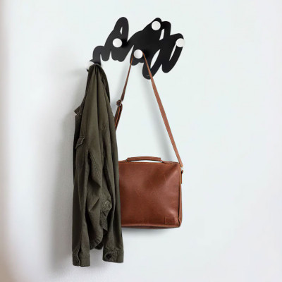  Arti e Mestieri - Marea - Appendiabiti da parete in metallo dal design moderno - SKU: 0AP5255 