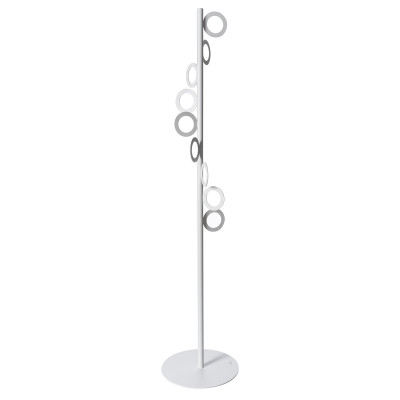 Arti e Mestieri - Tuttizeri - Appendiabiti da terra in metallo da design moderno - Colore: Bianco Marmo - SKU: 0AP5121C158
