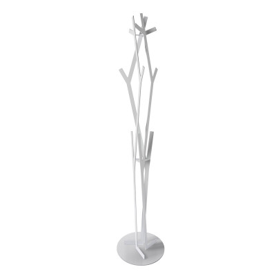 Arti e Mestieri - Uty - Appendiabiti da terra in metallo dal design moderno - Colore: Bianco Marmo - SKU: 0AP3972C158