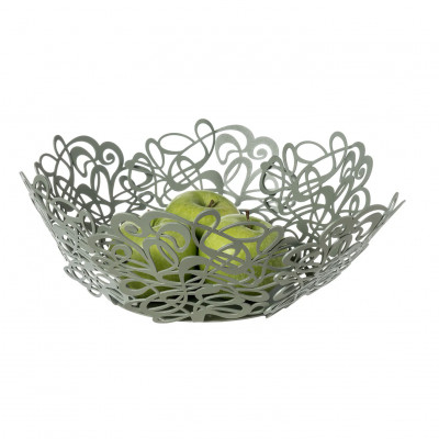 Arti e Mestieri Scarabocchio Centrotavola in metallo di design Colore: Giada