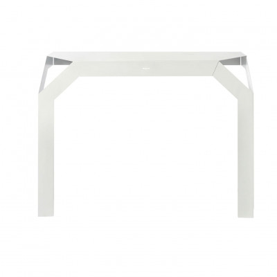 Arti e Mestieri - Uncorner - Consolle in metallo dal design moderno - Colore: Bianco Marmo - SKU: 0CO5225C158