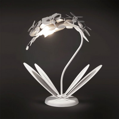  Arti e Mestieri - Orchidea - Lampada da tavolo piccola in metallo - 1 Lampadina E27 60W - IP20 - SKU: 0LA3248 