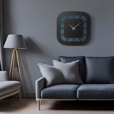  Arti e Mestieri - Exo - Orologio da parete minimalista dalle linee arrotondate - SKU: 0OR5093 