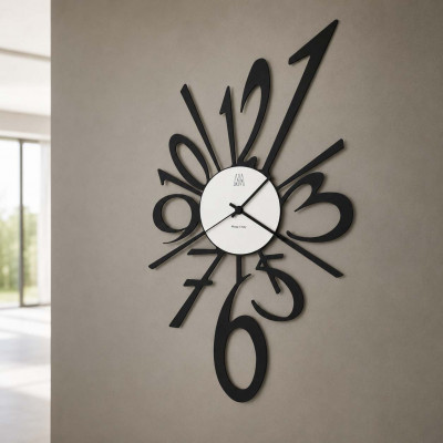 Arti e Mestieri Big Bang Orologio da parete Piccolo Colore: Nero