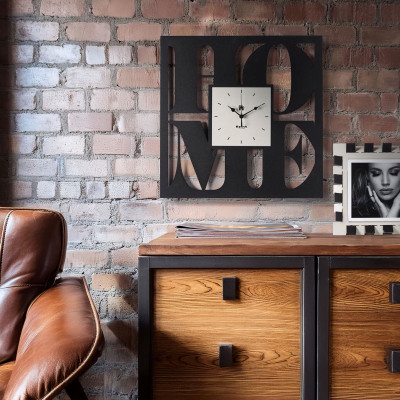  Arti e Mestieri - Home - Orologio da parete quadrato dal design moderno - SKU: 0OR5129 