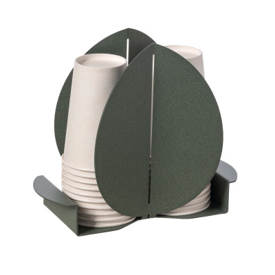 Arti e Mestieri - Ficus - Porta bicchieri in metallo dal design moderno ed elegante - SKU: 0VA3938