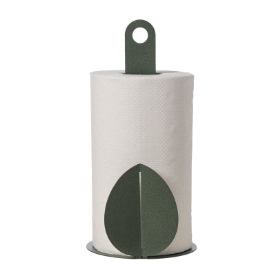Arti e Mestieri - Ficus - Porta rotoli di carta da tavolo con struttura in metallo moderna - SKU: 0PX3939