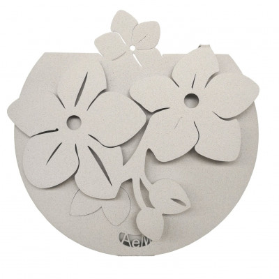 Arti e Mestieri - Fior di Loto - Porta umidificatore in metallo e vaschetta in ceramica di design - SKU: 0UM11246