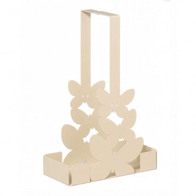 Arti e Mestieri Farfalle Portabicchieri in metallo per bicchieri di plastica Colore: Chantilly