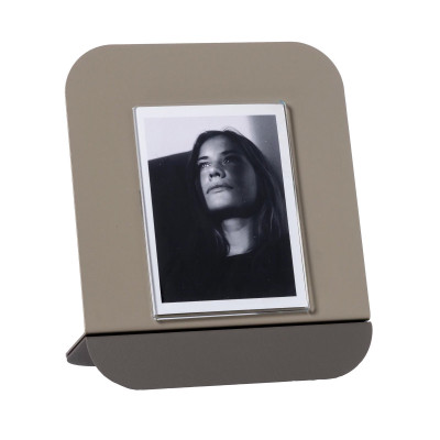 Arti e Mestieri - Alta Marea - Portafoto da tavolo dal design moderno ed elegante - Colore: Fango/Sabbia - Foto 17x13 - SKU: 0PF3921C119